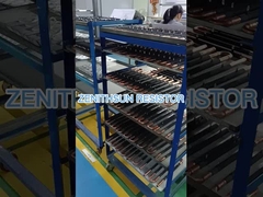 Alambre refrigerado por agua del resistor del cobre del tubo 3KW herido con la consola de montaje