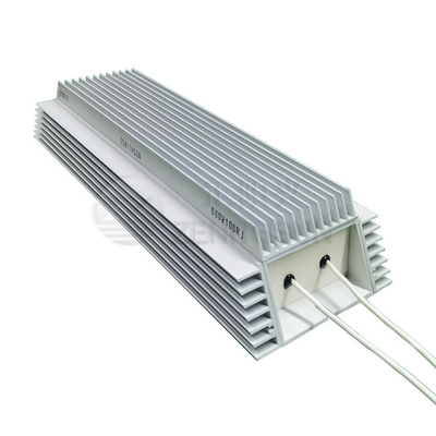 poder más elevado revestido de frenado dinámico del metal del resistor 1500W resistor de la herida del alambre de 100 ohmios