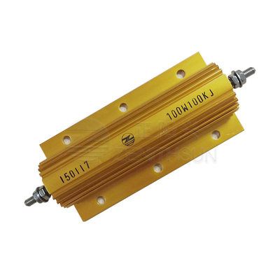 frenado dinámico de la herida revestida del alambre del metal del resistor del poder más elevado 100W