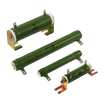 Tubo de cerámica del poder del poder más elevado 300W 100RJ del esmalte Wirewound del resistor