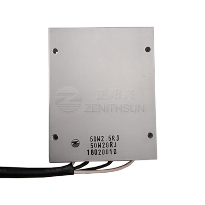frenado revestido del resistor del perfil 800W del metal delgado del poder más elevado bobinado