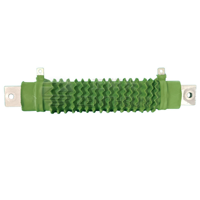 60W 100 resistor bobinado del poder más elevado plano del ohmio J no inflamable