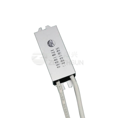 Resistor bobinado encajonado de aluminio de frenado dinámico 50w del resistor IP20 de ZENITHSUN