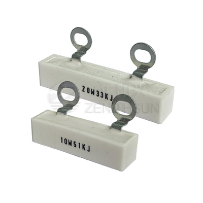 El resistor de cerámica de la herida del alambre del cemento pre carga para la igualación del voltaje