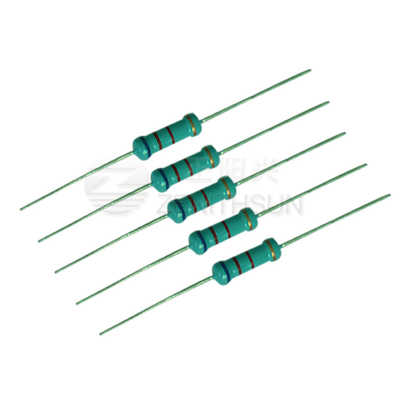 La alta precisión fijó el resistor de película metálica del resistor de película 1/8W 3W frecuencia intermedia,