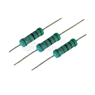 La alta precisión fijó el resistor de película metálica del resistor de película 1/8W 3W frecuencia intermedia,