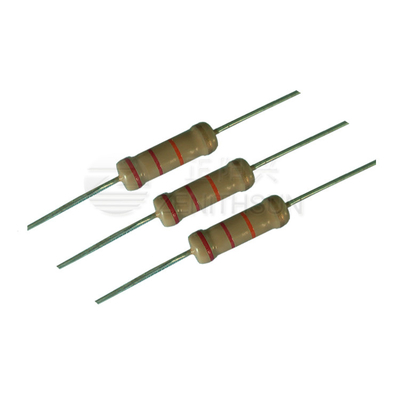 1/8W 5W fijó el resistor de película de carbono axial sin plomo de los CF del resistor de película